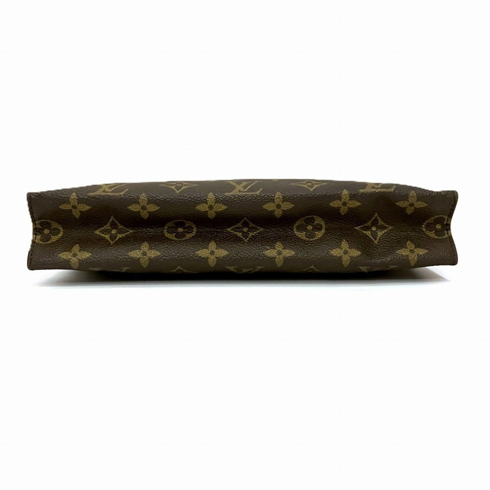 LOUIS VUITTON Brown Monogram Canvas Pochette Clutch Bag - Picture 3 of 9